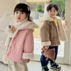 Пуховое пальто, детские куртки для девочек, зимние толстовки с капюшоном для мальчиков и девочек, верхняя одежда для новорожденных, одежда для малышей, От 0 до 7 лет