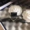 Designer-Klauenclip aus Metall für Damen, mit Buchstabendruck, hochelastisch, Haarspangen, modisch, Leder, Pferdeschwanzhalter, Haarklemmen