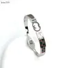 Fashionable, Light , Grade, Letter Hollow Spliced Titanium Steel Bracelet, Personalized and Elegant High Edition Bracelet