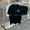 22SS Designer Letter Bedrukte T-shirts T-shirt Mode High Street Korte mouwen Zomer Casual T-shirt Ademend Mannen Dames Ronde hals Tees Jurken voor Wo 22183