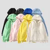 Camel Hjcamel Hooded Solid Color Hoodie For Men's Autumn Long Sleeved American Trendy Par Clothes