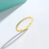 Tom 12mm banda anel para mulheres laboratório cultivado diamante jóias passar caneta tester 925 prata esterlina anéis finos 240119
