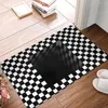 Carpets 3D Hole Three Dimensional Simulation Kitchen Non-Slip Carpet Black Flannel Mat Entrance Door Doormat Home Decoration Rug