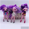 人形3PCS UNA POME MONSTER for Girl DIY Birthine Gifter 16cm Novi Star Long Hair Doll Toy With Closes230613 Drop Delivery Toys Gift otzmf
