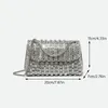 Jiomay Design Fashion Rhinestone Cüzdan Lüks Tasarımcı Çantalar Kadınlar İçin Zarif ve Çok Yönlü Çantalar Akşam Debriyaj Çantası 240119