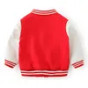 Printemps automne bébé garçons vestes de baseball pour 2-6 ans enfants vêtements de sport décontractés lettre manteaux d'extérieur vêtements pour enfants 240123