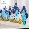 Kreative Weihnachtswald-Grußkarte, handgefertigte 3D-Karten für Weihnachten, Geburtstag, Party, Dekoration, Festival, Geschenke, Postkarte 240122