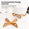 Kitchen Storage 1 PC Bamboo Pot Rack Trivet Detachable Cross Wooden Heat Insulation Anti Scald Cooling Tableware Bowl Holder Tool