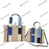 Luxury Shopping Bag Designer Shoulder handbag Ch Crow Casual Letter Canvas Bag Large Capacity Panel Contrast Stripe Handheld One Shoulder Crossbody Tote Women's