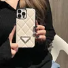 Designer Fashion Leather Phone Cases For iPhone 15 Pro Max 14 13 12 12Pro 13Pro L Letter Brown Floral Back Cover Luxury Mobile Shell Full coverage Protection Case