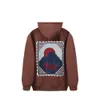 Felpe da uomo Designer Felpa con cappuccio Rhude Qualità originale Moon Light Stamp Pullover ampio casual da uomo e da donna