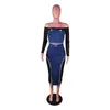 Рабочие платья CINESSD 2024, женский французский романтический костюм для тяжелой промышленности, сетчатая джинсовая строчка, прозрачная юбка-топ, костюм из двух предметов