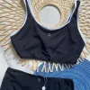 Designer de luxo feminino roupa de banho moda animal impressão sexy biquíni split roupa de banho de alta qualidade casual wear