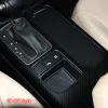 Car Interior Sticker Gear Box Protective Film For Kia sorento 2009-2014 Car Gear Panel Sticker Carbon Fiber Black