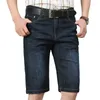 Men's Jeans Summer Business Denim Shorts Handsome Simple Loose Pants Youth Casual