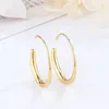 Boucles d'oreilles cerclées en argent Sterling S925 pour femmes, bijoux à clous d'oreille de Style polyvalent Simple européen et américain