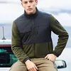 Men's Jackets Autumn Winter Men Military Tactical Jacket Fleece Zipper Long Sleeve Coats Combat Hunting Hiking Climbing Camping Outwear