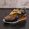 2024 Britse Designer Trouwjurk Feestschoenen Mode Ademend Casual Outdoor Lederen Sneakers Ronde Neus Dikke Bodem Zakelijk Rijden Loafers