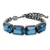 Sets Original Stainless Steel Millenia Trendy Earrings Bracelet for Women Fine Jewelry Blue Crystal High Quality Romantic Gift