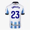 23 24 Real Sociedad Soccer Jerseys Men Set Kids Kit Barrene Merino Carlos Fdez Oyarzabal Take Sorloth Silva Football Dorts T 2023 2024 Equipment Home Away 3rd 3rd