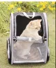 Taschen atmungsaktiven Haustier -Katzenträger -Rucksack große Kapazität Katzenhunde mit Beutel Klappe Haustier Brust tragbare Außenreisen Haustierträger
