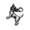 Charms Fashion Easy To Diy 30Pcs Chihuahua Dog Animal Metal Antique Sier Filled Single Side Jewelry Making Fit For Drop Delivery F F Dhbve