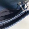 10a replicação de nível superior bolsa de ombro de corrente clássica 32.5cm bolsas de grife couro genuíno bolsa crossbody moda com saco de pó frete grátis ch001