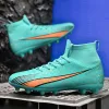 Womens Mens Long Nail AG Football Boots Outdoor TF Soccer Cleats Youth Professional Indoor Training Shoes