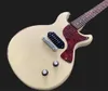 Kinesisk elektrisk gitarr, Juliet svag gul, gör den gamla, fabriksdirektförsäljning, anpassningsbar, gratis frakt 2588