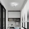 天井のライトLEDストリップ通路モダンなミニマリストのリビングルームランプは、寝室の廊下のための3色のライトを調整可能