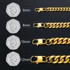 Ice – chaîne cubaine de 12mm, bijoux Hip Hop plaqué or 18k/14k, collier de rappeur le plus populaire pour hommes, offre spéciale