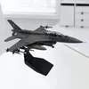 Stop 1/72 6 Fighter Diecast Model Ornament Fourboleble z stojakiem na domową sypialnię szafka na biurze 240118