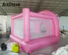 wholesale Arcobaleno 8ft Mini Bounce House Gonfiabile bianco Rimbalzo saltando Gonfiabili commerciali Castello gonfiabile Maglione buttafuori festa di nozze in vendita