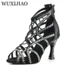 Dames Wuxijiao 276 Latin Dance Uniek design Salsa schoenen Diamond sandalen 240125 C