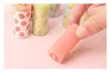 6pack Cute Fruit Erasers Pencil Cylindrical Shaped Kawaii for Kids Students 240124