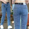 Herren Slim Jeans Stretch Skinny Multi Pocket Mode Designer Denim Hosen Männliche Marke Kleidung Hosen Streetwear 240124