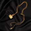 Очаровательное позолоченное ожерелье с подвеской в упаковке. Дизайнерское ожерелье, предназначенное для женщин. Романтическое ожерелье в подарок на день рождения. Ювелирные изделия в классическом стиле. Ожерелье любви.