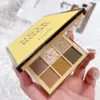 Colorido Notebook Glitter Eyeshadow Palette Matte Shimmer Soft Touch Pigmentado À Prova D 'Água Longa Duração Brilhante Sombra Cosmética 240123