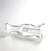 3.2 inch Glass Blunt Bong Bubbler Thick Pyrex Colorful Martian Glass Smoking Water Pipes for Tobacco Dry Herb Hand Bong Water Smoking Pipe Glass Bowls