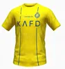 23 24 Al Nassr FC Fußballtrikots Ronaldo 2023 2024 Home Gelb Auswärts CR7 Gonzalo Mane Martinez Talisca Damen FANS Spielerversion Herren Kinderset Fußballtrikot Al-Nassr