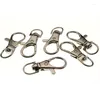 Keychains 20pcs 35x16mm Swivel Trigger Lobster Clasp Snap Hooks Keychain Key Ring Craft DIY Jewery Making Findings Z1084