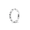 Ringe 925 Silber Genauer Frauenring Charm Fashion Love Logo Anhänger Zirkon unregelmäßige Kabelkette Party Bankett Großhandelsgeschenk