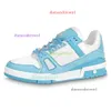 2024 Designer Men louisely trainer luxury sneakers shoes Traine Casual Shoes Low Abloh White Green Red Blue Overlays Platform Outdoor Women Sneakers Size 36-45