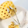 Facas de cozinha série de frutas faca de aço inoxidável clipe de abacaxi para fora a semente