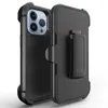 Coque de protection hybride rigide 3 en 1 avec clip de ceinture pour iPhone 15 Pro max, 15 Plus, 15 6.1, 15 Pro