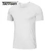 Tacvasen UPF 50ソフトサマーTシャツメンズアンチUVスキンサンプロテクションパフォーマンスシャツジムスポーツカジュアルフィッシングTシャツ240117