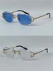 Photochromic Sun Glassses lens colors changed in sunshine from crystal clear to dark diamond design cut lens rimless metal frame outdoor 0115