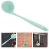 Spoons Silicone Flatware Soup Spoon Long Handle Large Cooking Ladle For Kitchen