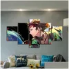 Pinturas 5 pcs HD Arte Decorativa Pintura Decoração de Parede Pintor Sala de estar Crianças Quarto Meninos Decoração Acessórios El Bar Party Poste DHSG8