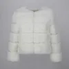 Luxe Merk Winterjas Vrouwen Faux Bontjas Elegante Dikke Warme Bovenkleding Streetwear Nep Vos Konijnenbont Mode 240125